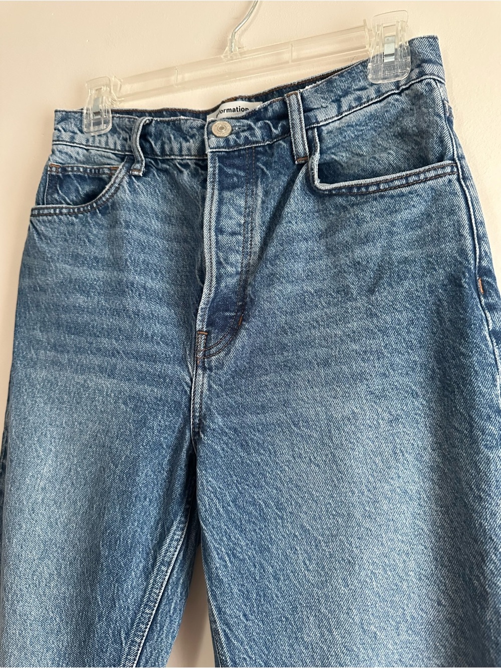 Reformation • Cynthia High Waist Relaxed Jean in Colorado - Picture 5 of 9
